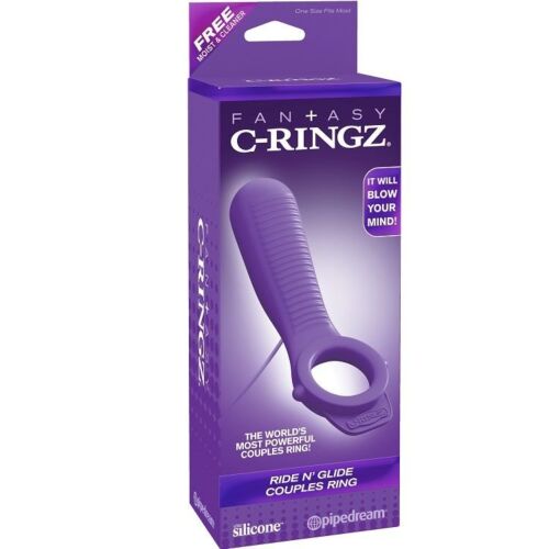 Anillo estimulador Fantasy C-ring con vibrador controlado