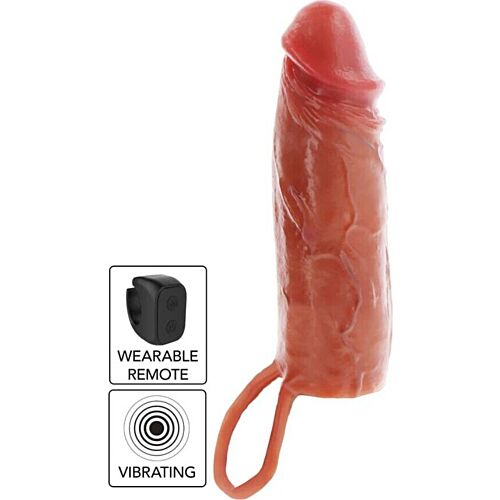 Funda vibradora GET REAL Hydrated Skin de 16 cm