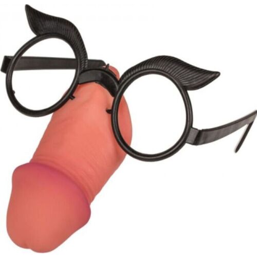 Gafas en forma de pito Diablo Picante para fiestas divertidas