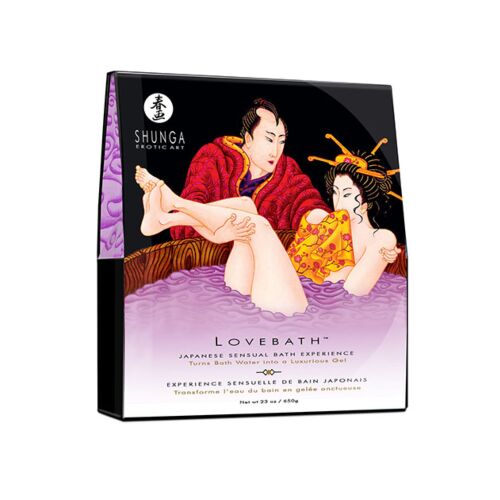 Gel de baño Shunga LoveBath Lotus Sensual para un ritual erótico