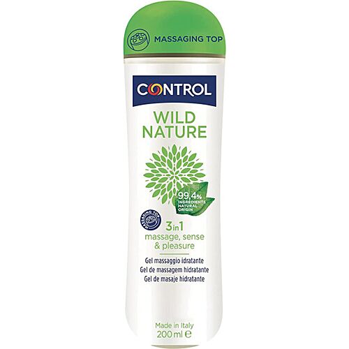 Gel de Masaje Control Lubes Wild Nature 200ml Natural