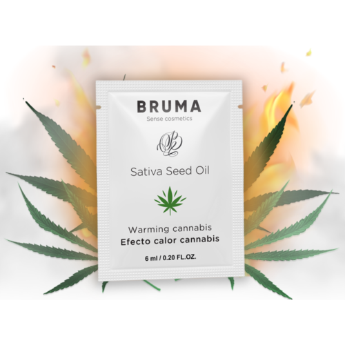 Gel deslizante BRUMA 6 ML efecto calor sabor cannabis