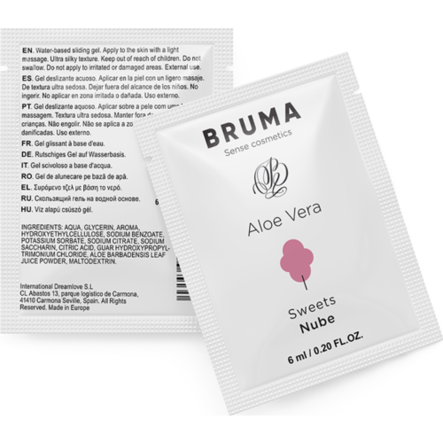 Gel deslizante BRUMA 6 ML con aloe vera y rápida absorción
