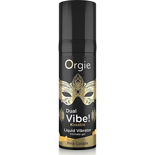 Gel estimulante Orgie Dual Vibe Piña Colada besable