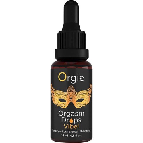 Gel Estimulante Orgie Orgasm Drops Vibe con efecto frío y calor