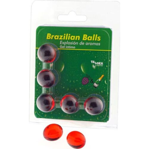 Bolas Brazilian Balls Taloka con aroma a fresas y champán
