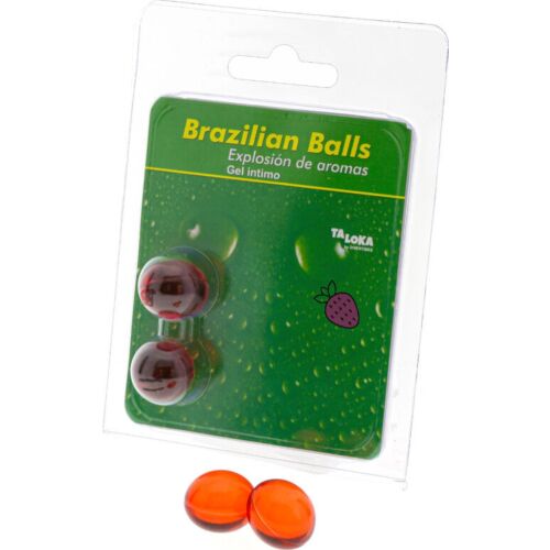 Bolas Brazilian Balls Taloka con aroma a fresa