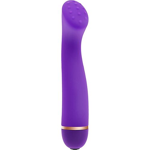 Vibrador S Pleasures Gentle Purple con punta aplanada