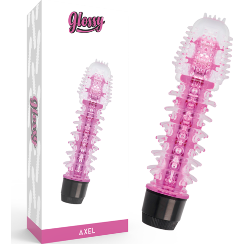 Vibrador clásico GLOSSY AXEL con potentes vibraciones