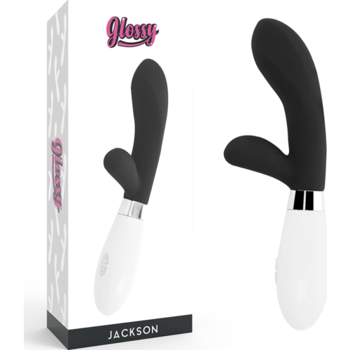 Masajeador conejo GLOSSY Jackson Rabbit con 10 funciones
