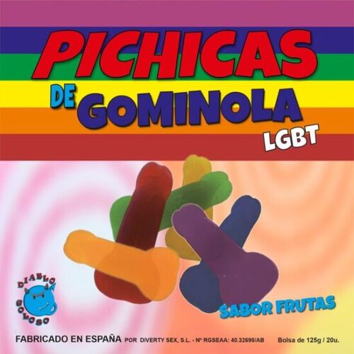 Golosinas PRIDE Pichitas de Gominola para fiestas divertidas