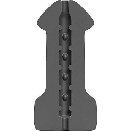 Masturbador ALL BLACK Hook-Up con diseño cómodo y realista