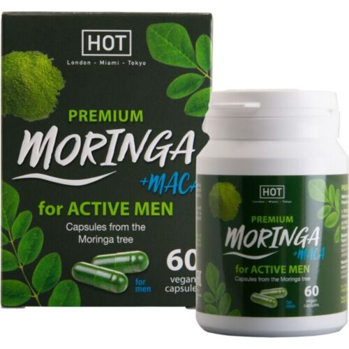Cápsulas Para Hombres HOT Moringa Men | Vitalidad masculina