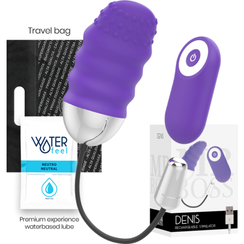 Huevo control remoto MR. BOSS DENIS con 10 modos de vibración