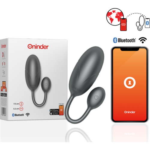 Huevo vibrador ONINDER TOKYO con APP y modos de vibración