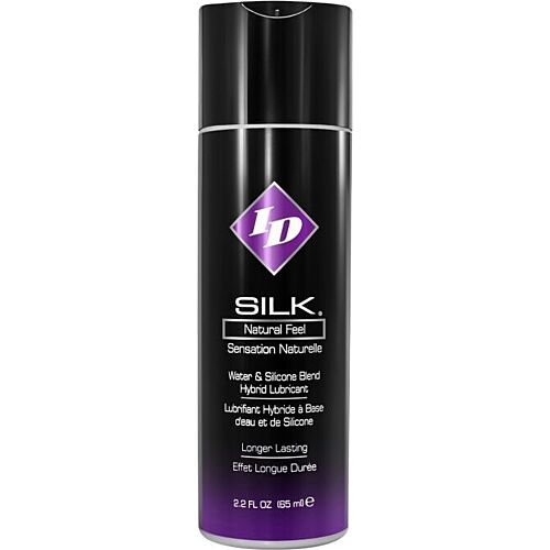 Lubricante ID SILK Natural Feel 65 ML - Combinación de agua y silicona