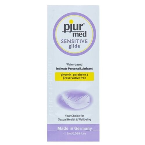 Lubricante PJUR MED SENSITIVE GLIDE 2 ml - Sensibilidad extrema