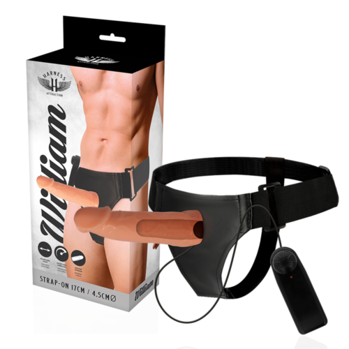 Arnés Hueco Harness Attraction Willian con Vibrador Ajustable