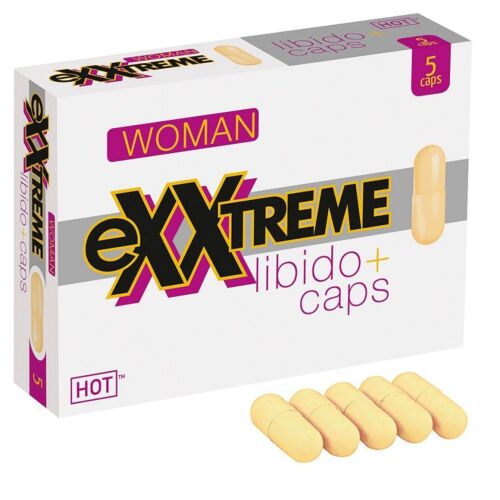 Píldoras para Mujeres HOT EXXTREME LIBIDO 5 cápsulas