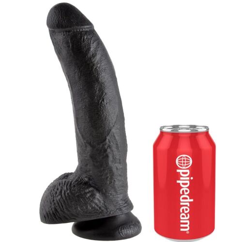 Dildo KING COCK 22.9 cm con base de succión