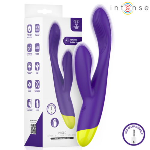 Vibrador Rabbit INTENSE PAOLO | Estimulación doble potente