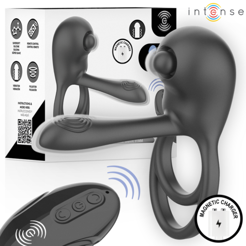 Anillo vibrador INTENSE SPIKE | doble estimulación