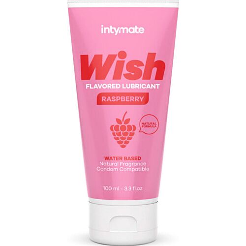 Lubricante Intymate Wish Frambuesa 100 ml - Orgánico y Sabroso