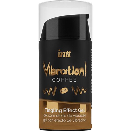 Gel Estimulante INTT Vibration Bubble Gum 15ml con Sabor a Café