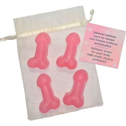 Mini jabones perfumados Diablo Picante en forma de pene
