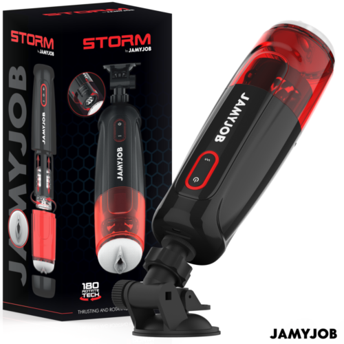 Masturbador automático JAMYJOB STORM con 10 modos de empuje