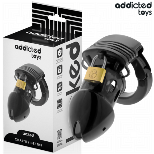 Jaula para Pene ADDICTED TOYS LOCKED 7,5 CM con ajuste seguro