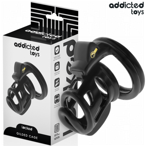 Jaula para pene Addicted Toys Gilden Cage 8,5 cm