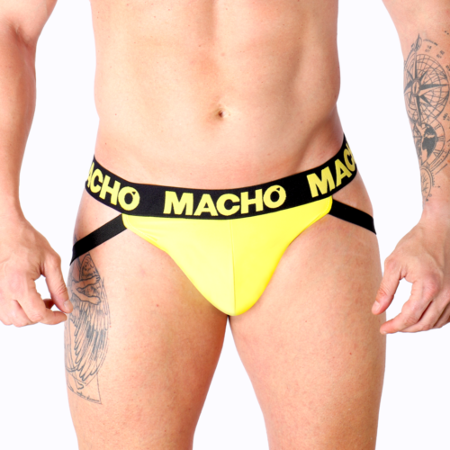 Jockstrap MACHO UNDERWEAR MX25A con trasero al aire