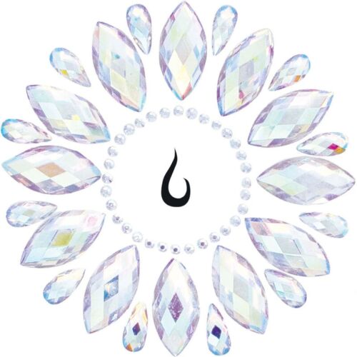 Joyería para el cuerpo Leg Avenue Fluer con diamantes de imitación