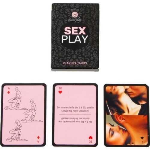 Juego de cartas eróticas SECRETPLAY SEX PLAY FR/PT