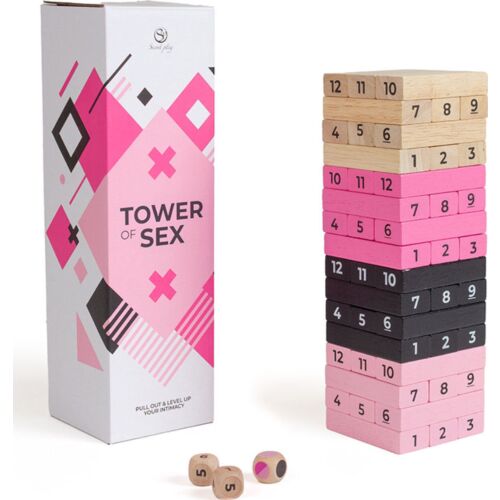 Juego de pareja SECRETPLAY Tower of Sex con dados