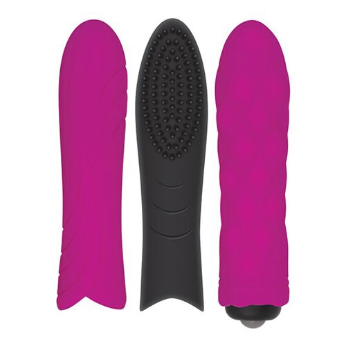 Kit bala vibradora Evolved Pleasure Sleeve Trio