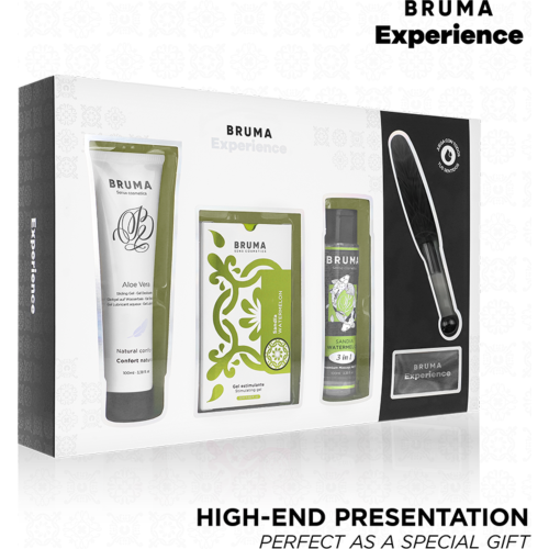 Kit de masaje Bruma Xperience con gel estimulante