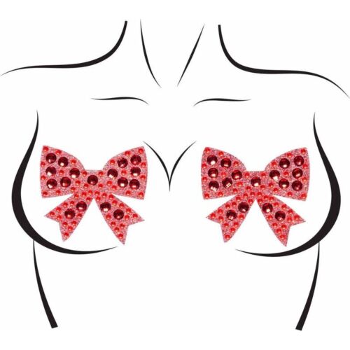 Pezoneras Leg Avenue con brillantes y lazo