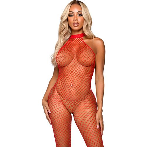 Bodystocking Leg Avenue Le Frivole con cuello halter