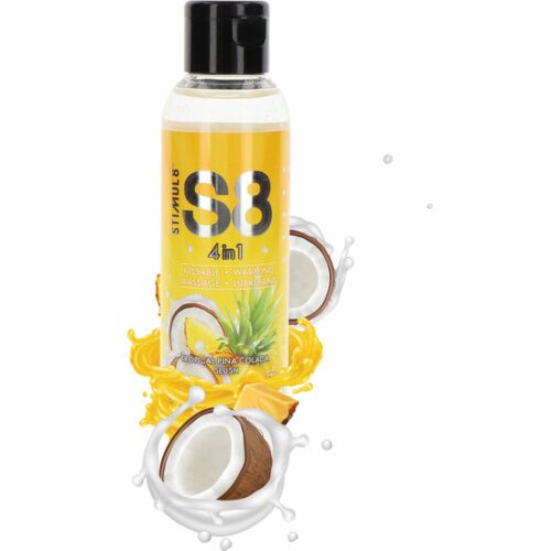 Lubricante STIMUL8 S8 4 en 1 Piña Colada 125 ml