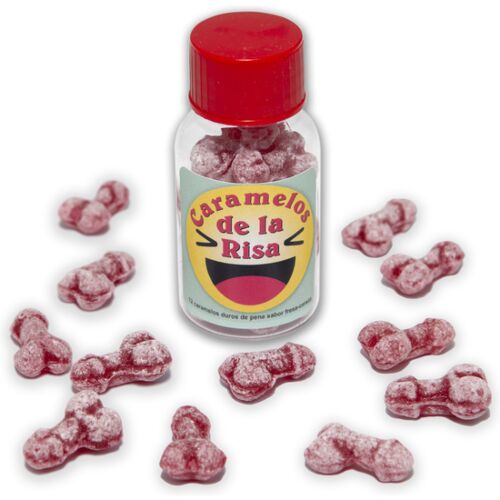 Caramelos de la Risa Diablo Picante - Sabor Fresa y Cereza