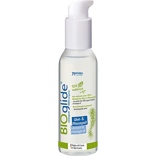 Lubricante aceite de masaje BIOGLIDE 125 ml orgánico