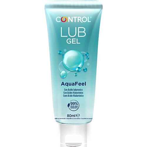 Lubricante Control AquaFeel 80ml con ácido hialurónico