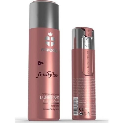 Lubricante SWEDE Fruity Love Fresas Champagne 100 ml