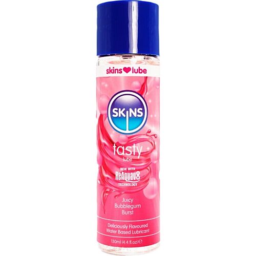 Lubricante SKINS TASTY CHICLE 130 ML con sabor delicioso