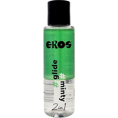 Lubricante EROS 2 en 1 Glide Minty con Efecto Frío