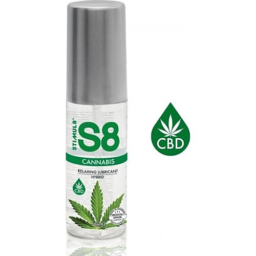 Lubricante híbrido S8 Cannabis STIMUL8 50 ml