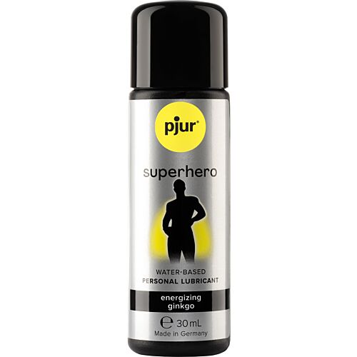 Lubricante Pjur Superhero 30 ml con Ginkgo y retardante