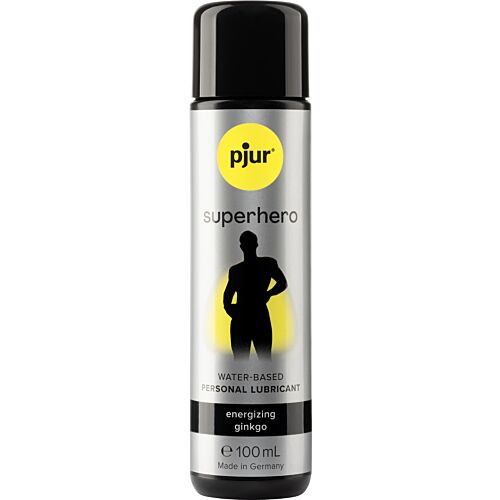 Lubricante Pjur Superhero Glide 100 ml con Ginkgo